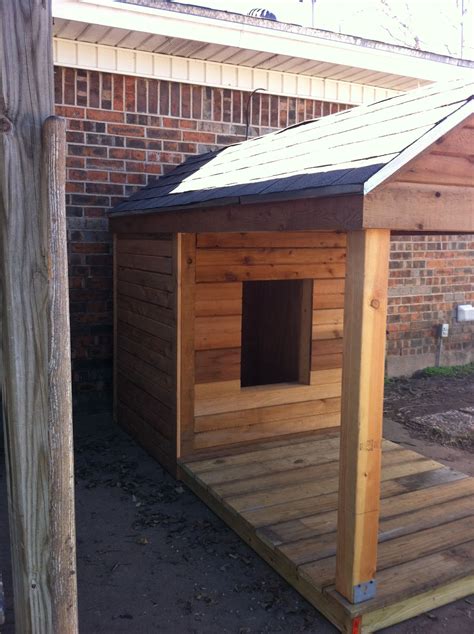 turn shed into dog house